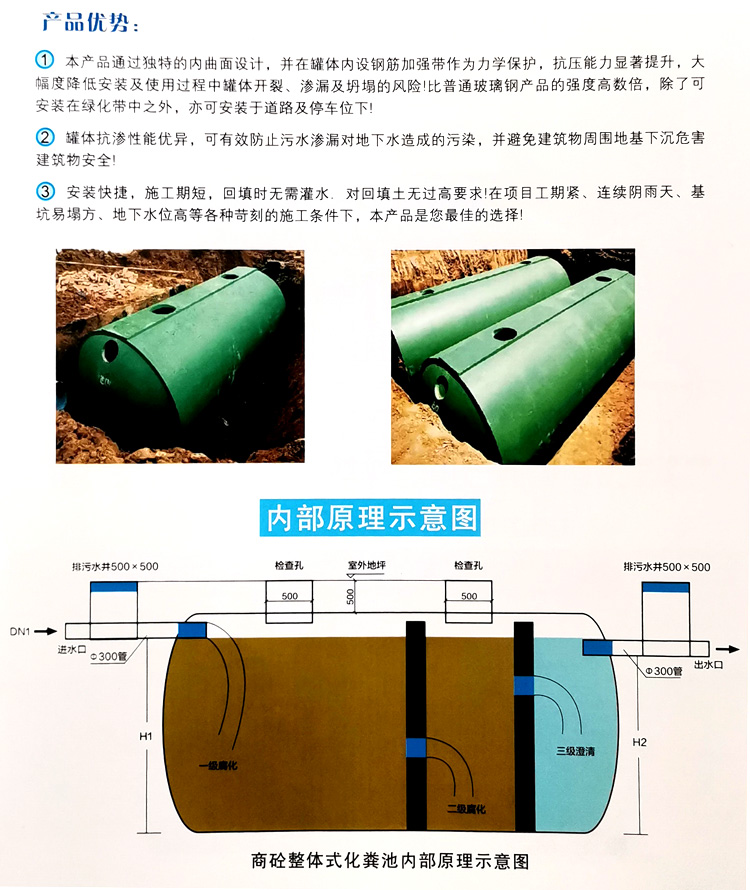永兴玻璃钢化粪池